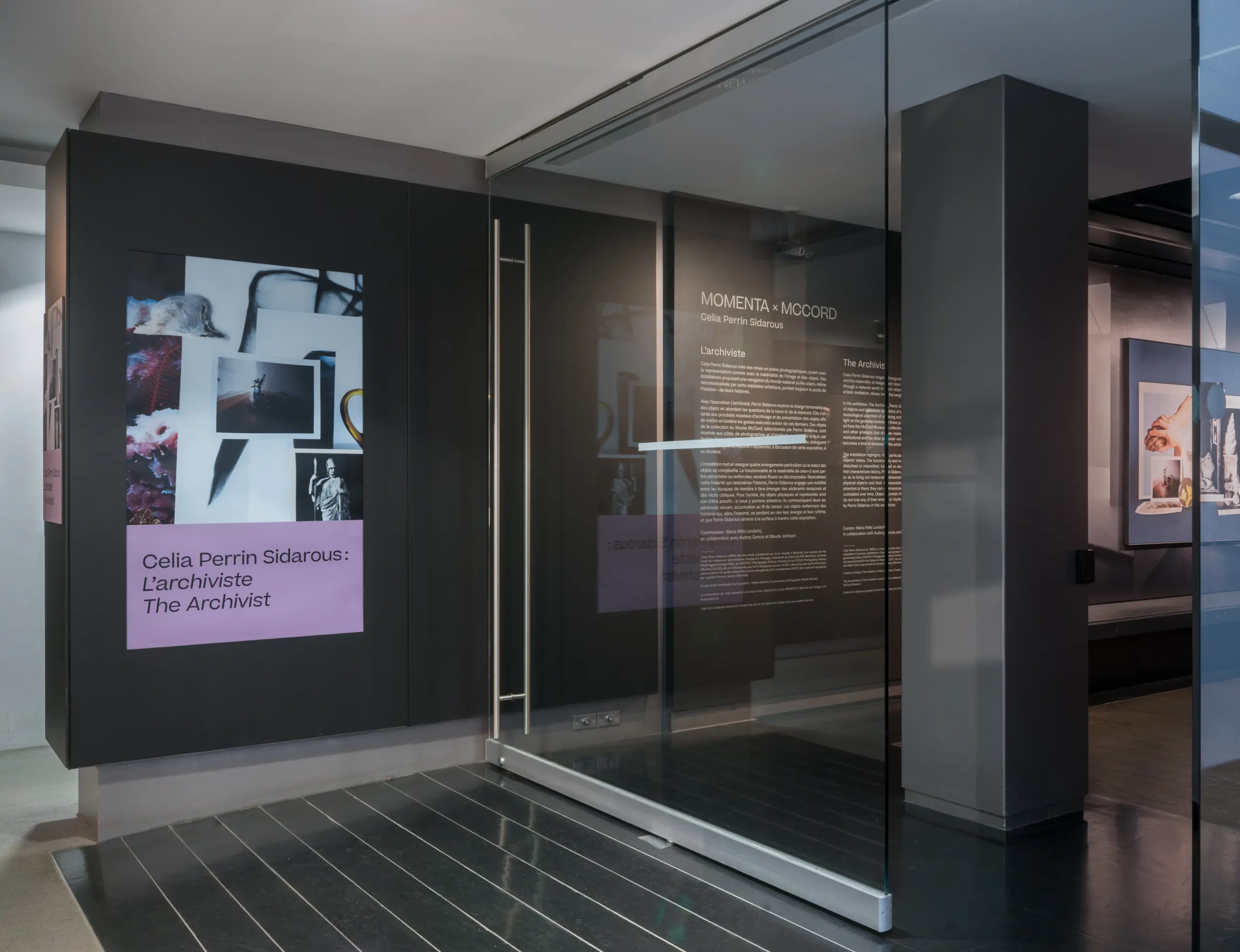 L'archiviste, 2019. Vue de l'exposition au Musée McCord Stewart dans le cadre de MOMENTA Biennale, Montréal, automne 2019 — hiver 2020 / exhibition view at McCord Stewart Museum in the context of MOMENTA Biennale, Montréal, autumn 2019 — winter 2020. Documentation: Clara Lacasse