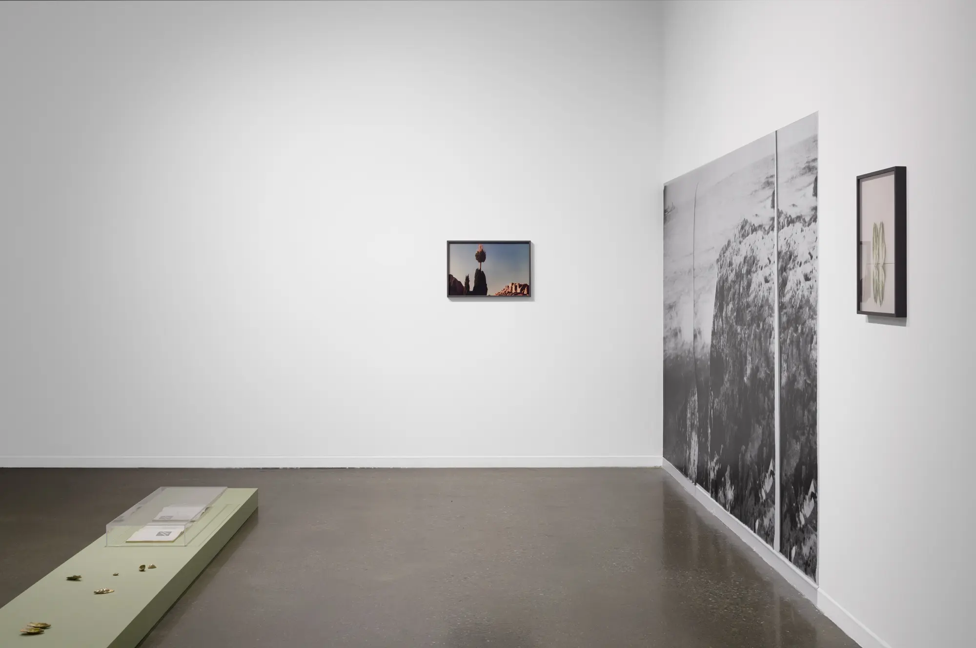 Marginalia, 2023. Vue de l’exposition Galerie d’art Foreman, Lennoxville, automne 2023 / exhibition view, Foreman Art Gallery, Lennoxville. Documentation : William Sabourin