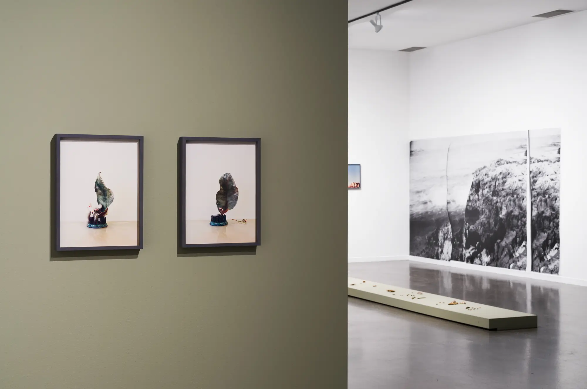 Marginalia, 2023. Vue de l’exposition Galerie d’art Foreman, Lennoxville, automne 2023 / exhibition view, Foreman Art Gallery, Lennoxville. Documentation : William Sabourin